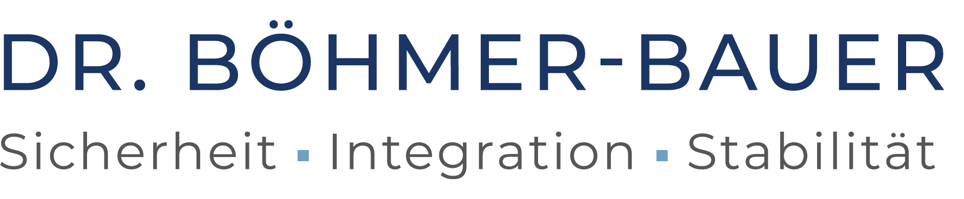Dr. Boehmer-Bauer | Sicherheit, Integration, Stabilit&auml;t